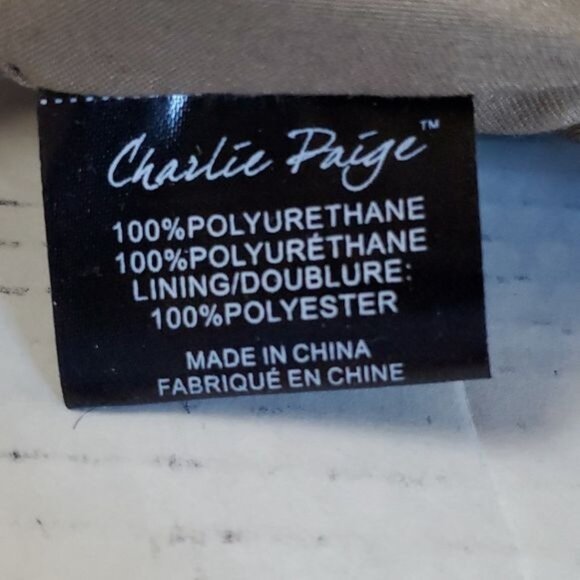 Charlie Paige Tote Bag Shoulder Handbag Purse Vegan Leather WOMEN'S WOMAN'S - Picture 9 of 11